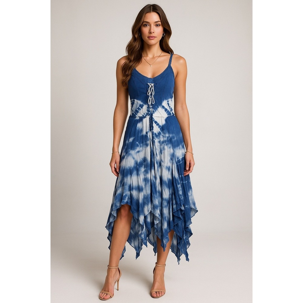 Advance Apparels Fairy Dress Womens Free Size Corset Asymmetrical Boho Hippie